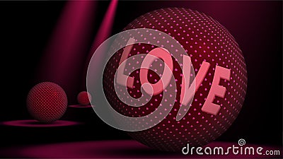 Sphere abstract val day ball Vector Illustration