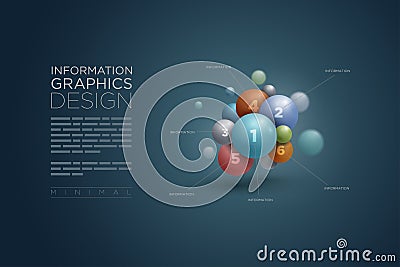 Sphere infographics Vector Illustration