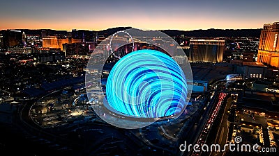 Sphere at Las Vegas in Nevada United States. Stock Photo