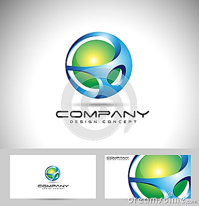 Sphere Logo Design Vector Illustration