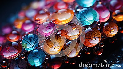 Spheres, Rainbow, Colors, Vibrant, Radiant, Kaleidoscopic, Enchanting, Harmony, Spectrum, Mesmerizing, Colorful, Orbs, Vivid, Stock Photo