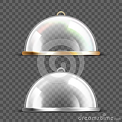 Spherical glass dome Vector Illustration