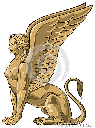 Sphinx Vector Illustration