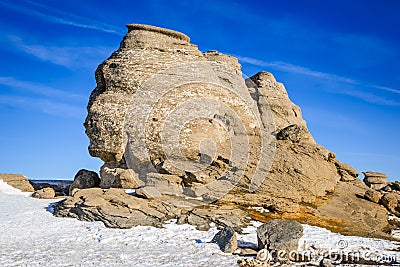 Sphinx, Bucegi Mountains, Romania Stock Photo