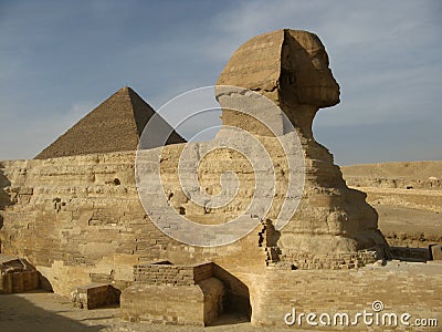 Sphinx of Giza Stock Photo