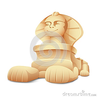 Sphinx Model Vector Illustration