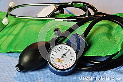 Sphygmomanometer Stock Photo