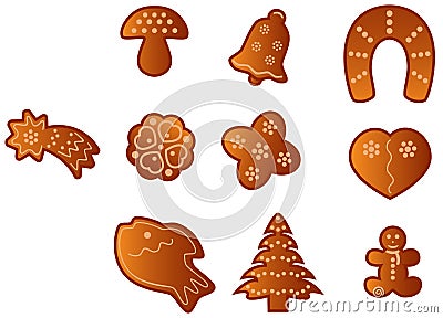 Spice cake Vector Illustration