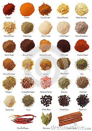 Spice Collection Stock Photo