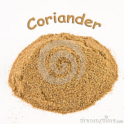 Spice - coriander Stock Photo