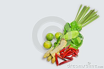 Spice For making spicy Thai dishes. Stock Photo