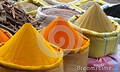 Spice Market Stock Photo