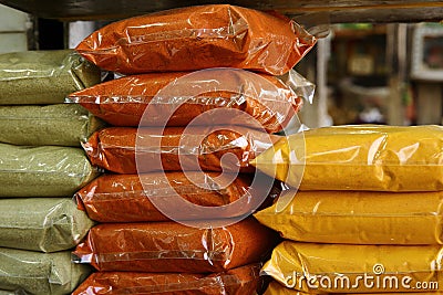 Spice market Stock Photo