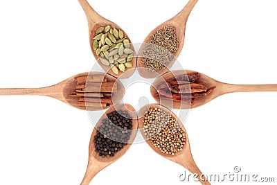 Spice Selection Stock Photo