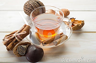 Spiced tea Stock Photo