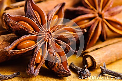 Spices closeup Stock Photo
