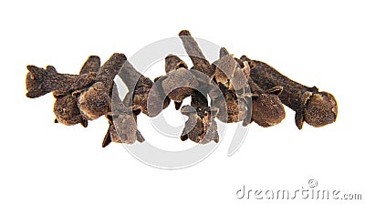 spices cloves isolated on white background Stock Photo