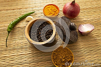 Spices and taste Sri Lanka Ceylon Stock Photo