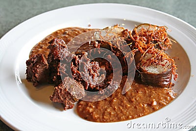 Spicy beef Stock Photo