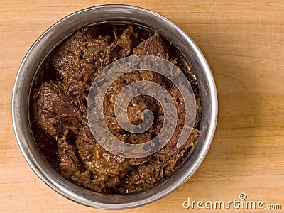 Spicy beef rendang Stock Photo