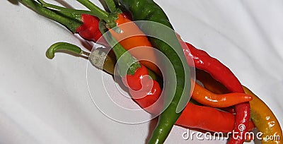 Spicy chili. Astrakhan pepper. Stock Photo