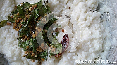 Spicy chilly coconut Stock Photo