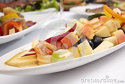 Spicy Fruit Salad Thai style Stock Photo