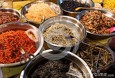 Spicy Korean Kimchee Stock Photo