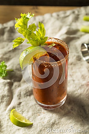 Spicy Organic Bloody Mary Stock Photo
