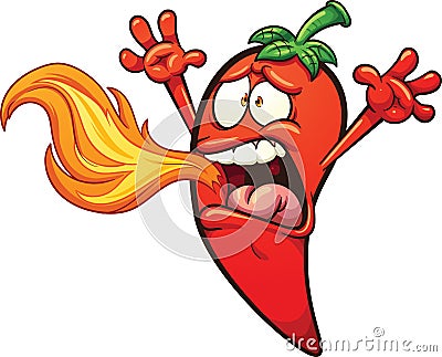 Spicy pepper Vector Illustration