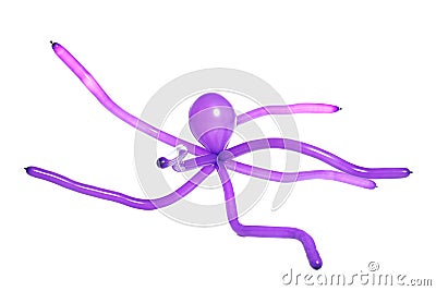 Spider figure made of modelling balloon Stock Photo