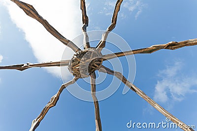 Spider at the Guggenheim Museum Bilbao Editorial Stock Photo