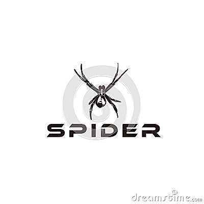 Spider Man Insect Arthropod symbol logo Stock Photo
