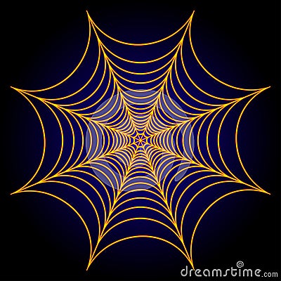 Spider web cobweb background. Vector illustration. Vector Illustration