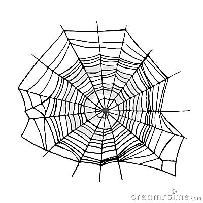 Spider Web. Vector Vector Illustration