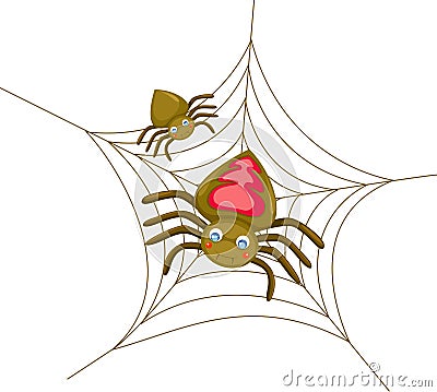 Spiders Vector Illustration