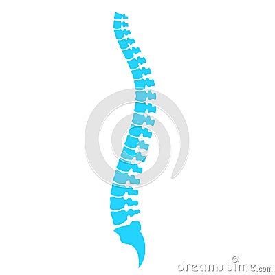 Spine column vector icon Vector Illustration