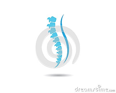 Spine vector icon Vector Illustration