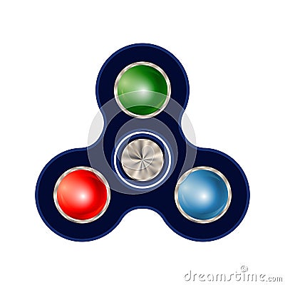 Spinner isolated on white background Vector Illustration