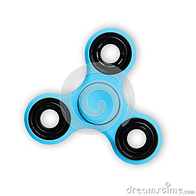 spinner stress relieving toy isolated on on white Stock Photo