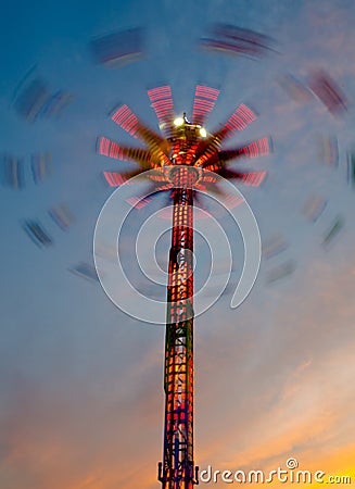 Spinning Light Tower 5 Stock Photo