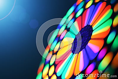 Spinning wheel blur Stock Photo