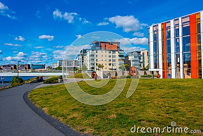 Spira culture house in Swedish town Jonkoping during a day Editorial Stock Photo