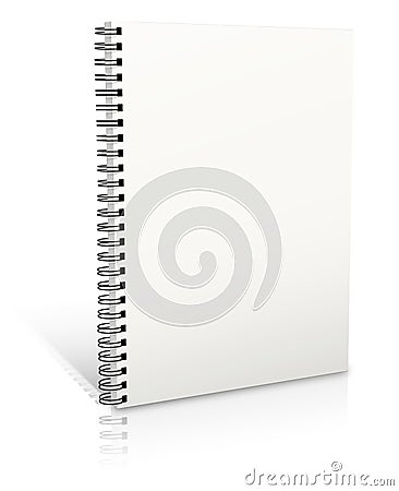 Spiral binder Stock Photo