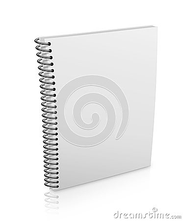 Spiral binder Stock Photo