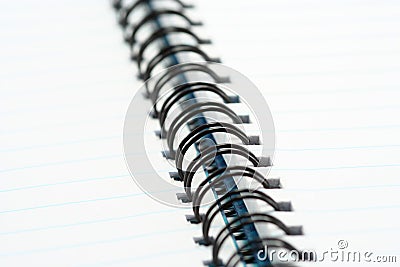 Spiral Binding Stock Photo