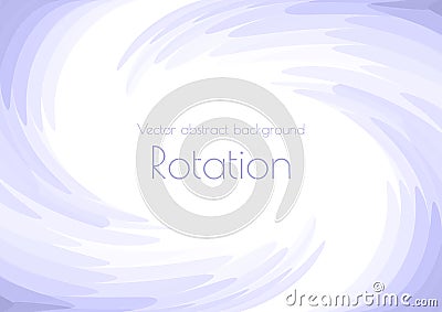 Spiral brush strokes on a white background. Illustration suitable for a poster, advertising booklet, title page Cartoon Illustration