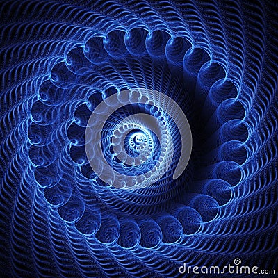 Spiral curves core Stock Photo