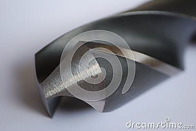 Spiral drill Stock Photo