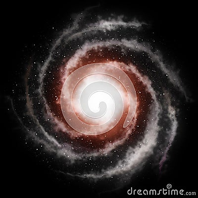 Spiral galaxy Stock Photo